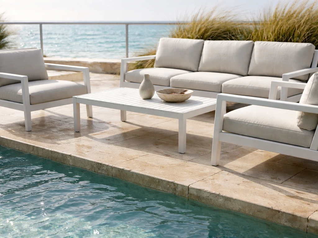 best patio furniture around salt water pool