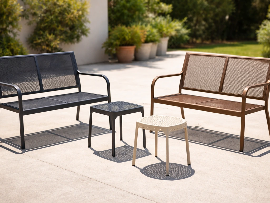 best color for metal patio furniture